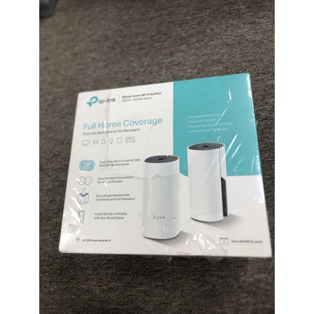 TP-Link Deco W2400 2-Pack AC1200 Dual-Band Whole Home Mesh WiFi System -‎ NEW